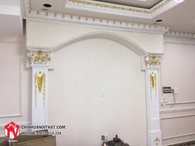 Trang trí điểm nhấn tivi