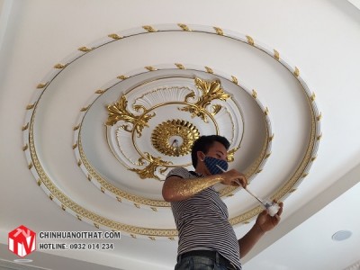 Mâm trần R505 dát vàng
